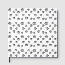 Silver Gift Boxes Elegant Holiday Premium Party Gästebuch