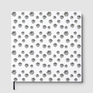 Silver Gift Boxes Elegant Holiday Premium Party Gästebuch