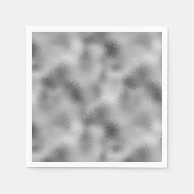 Silver Glam Serviette (Vorderseite)