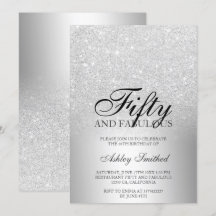 Silver Glitter Metallschatten Fifty Fabulous