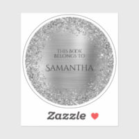 Silver Glittery Foil dieses Buch gehört zum Kreis