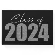 Silver Glitzer Class of 2024