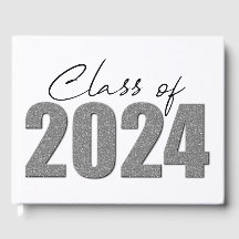 Silver Glitzer Class of 2024