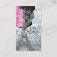 Silver Glitzer Eiffel Winddusche Windelwanne