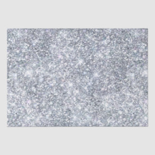 Silver Glitzer Glam Bling Trend Stilvolles Geschen Seidenpapier
