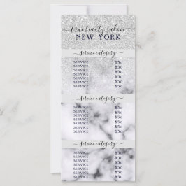 Silver Glitzer Marble Ombre Salon Preisliste