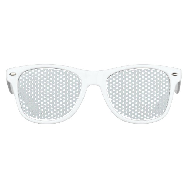 Silver Glitzer Partybrille (Vorderseite)