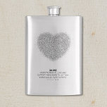 Silver Glitzer Personalisiert BRAUTPARTY Hip Flasc Flachmann<br><div class="desc">Vielen Dank für Ihr Brautparty mit diesem anpassbaren Silver Imitate Glitzer Sparkle angesagt Flasche. Personalisieren Sie jeden mit ihrem Namen und einem herzlichen Dankeschön Nachricht. Diese Hochzeitsfeier angesagt Flasenschablone ist komplett an Ihre Bedürfnisse angepasst. Folgen Sie mir für neue Designs! www.zazzle.com/store/nani_designs www.pinterest.com/nani_designs</div>