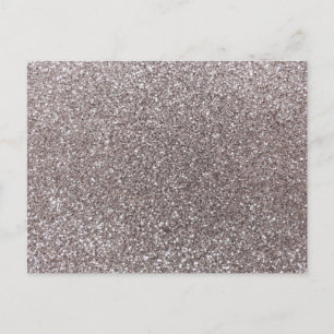 Silver Glitzer Postkarte