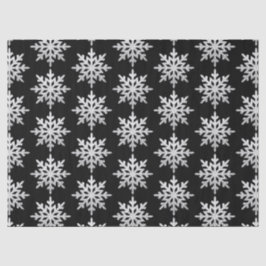 Silver Glitzer Snowflake Seidenpapier