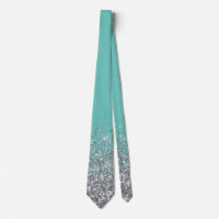 Silver Glitzer Trendy Ombre Fading