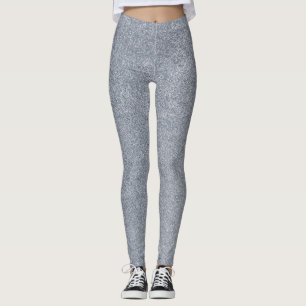 Silver Glitzer Weihnachten Leggings