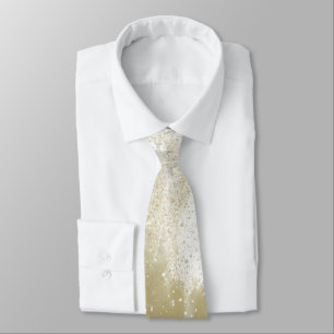 Silver Gold Elegante Wedding Grooms Trauzeugen Krawatte