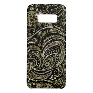 Silver & Gold Floral Paisley Muster Case-Mate Samsung Galaxy S8 Hülle