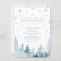 Silver & Gold, Kleine Schneeflocke Winter Baby Dus