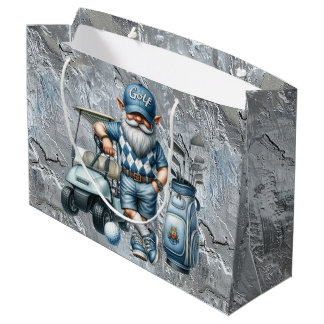 Silver Golf Elf Große Geschenktüte