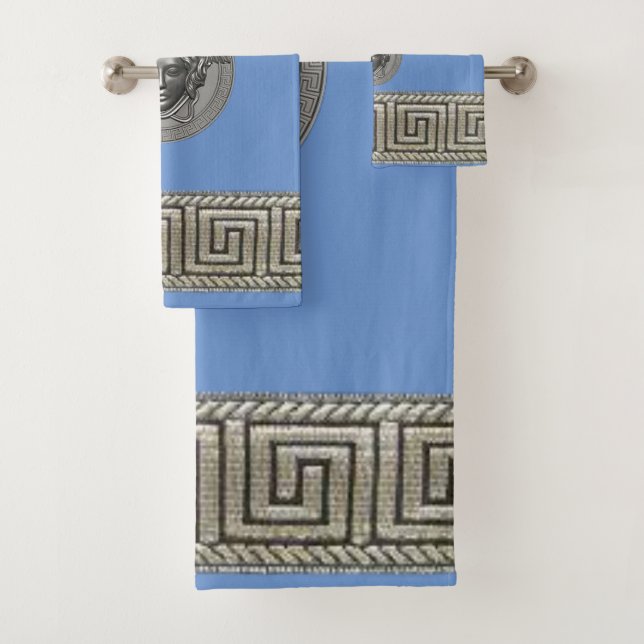 Silver Gorgon - Medusa Guest / Geschenk Badhandtuch Set (Insitu)