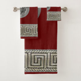 Silver Gorgon - Medusa Guest / Geschenk Badhandtuch Set