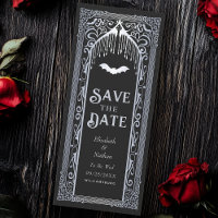 Silver Gothic Vampire Kathedrale Save the Date