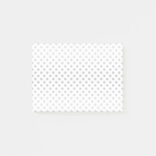 Silver Gradient Polka Dots von Shirley Taylor Post-it Klebezettel