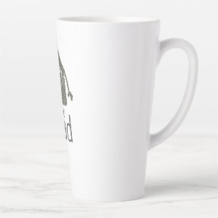 Silver Graduation Cap Glitzer hinzufügen Name grad Milchtasse