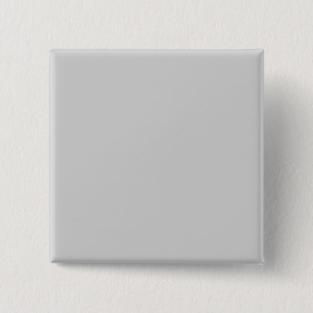 Silver Gray Fashion Gray Color Trend 2014 Blank Button (Vorderseite)