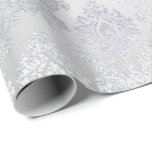 Silver Gray Floral Damask Floral Royal Monochrom Geschenkpapier<br><div class="desc">Minimalismus und Einfachheit der Form Glam und Chic Wrapping Paper</div>
