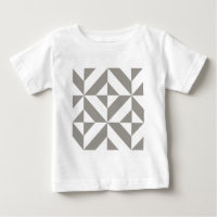 Silver Gray Geometric Deko Cube Pattern