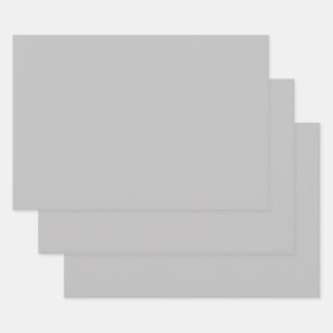 Silver Gray Geschenkpapier Set