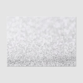 Silver Gray Glitzer White Delicate Gefallen Seidenpapier