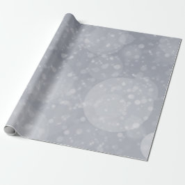Silver Gray Glitzer White Hübsch Bokeh Spark Geschenkpapier