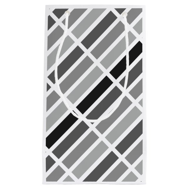 Silver Gray Hues Kleine Geschenktüte (Vorderseite)