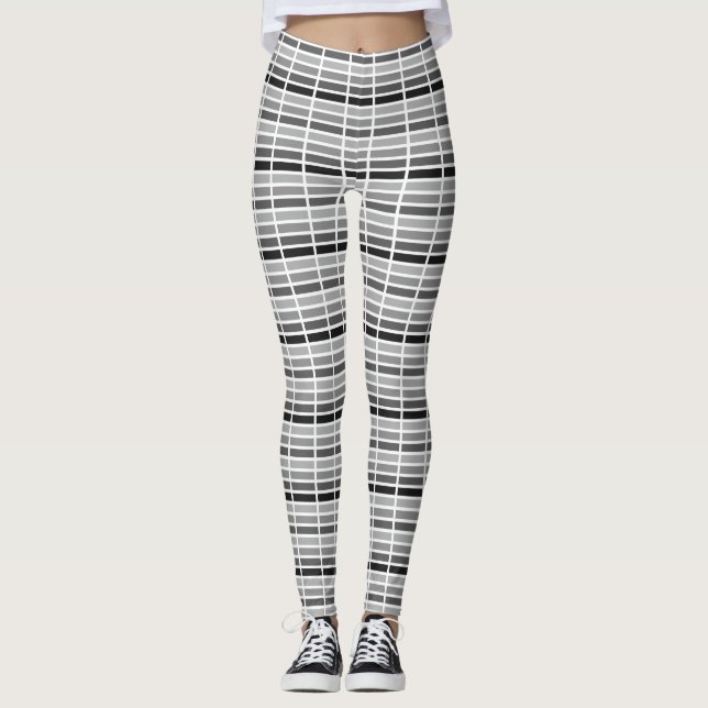 Silver Gray Hues Leggings (Vorderseite)