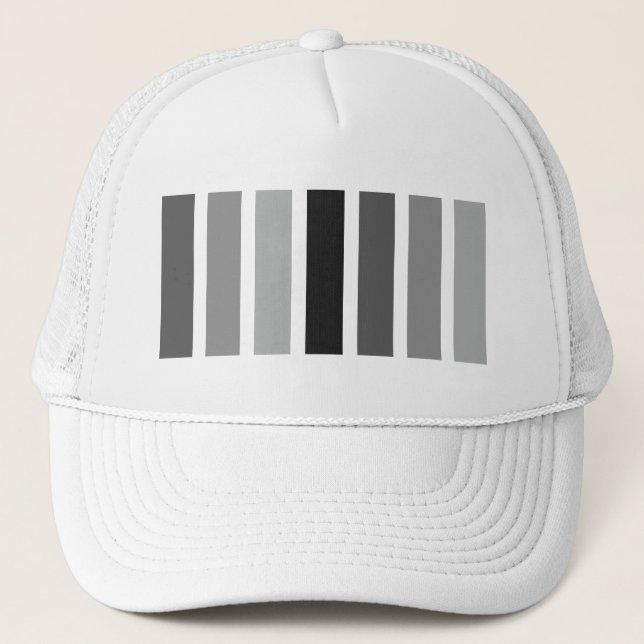 Silver Gray Hues Truckerkappe (Vorderseite)