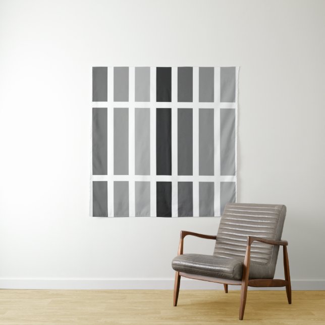 Silver Gray Hues Wandteppich (Beispiel)