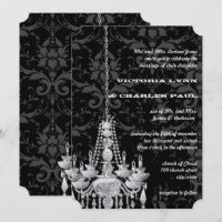 Silver & Gray Kronleuchter Viktorianisch Damask We