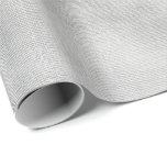 Silver Gray Minimal Linen Textile Burlap Canva Geschenkpapier<br><div class="desc">Elegante minimalistisch zarte städtische Dekoration. Für viele Anlässe wie Jubiläum,  Geburtstage,  Firmenfeier,  Ruhestand,  Hochzeit,  Sondergeschenk für beste Freunde,  Weihnachten,  Neujahr,  Hanukah etc FlorenzK</div>