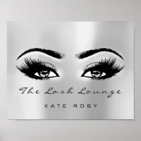 Silver Gray Name Makeup Artist Beauty Studio Lashe