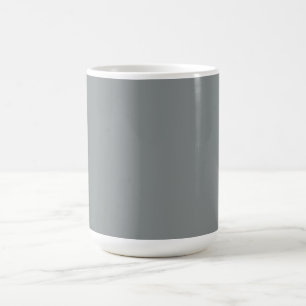 Silver Gray Personalisiert Grau Hintergrund Tasse