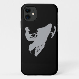 Silver Gray Snowmobiler Case-Mate iPhone Hülle