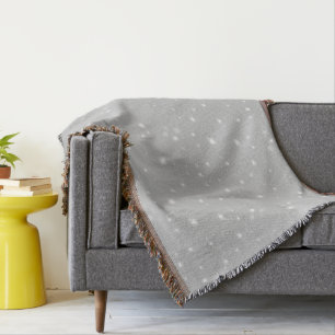 Silver Gray Starlight Decke