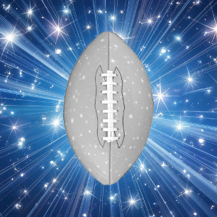 Silver Gray Starlight Football