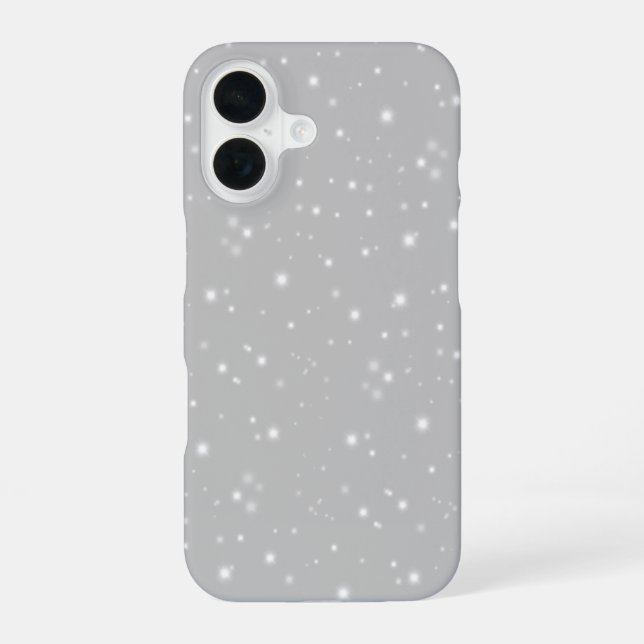 Silver Gray Starlight iPhone 16 Hülle (Rückseite)