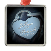 Silver Grey Padlock Chain Link Liebhaber