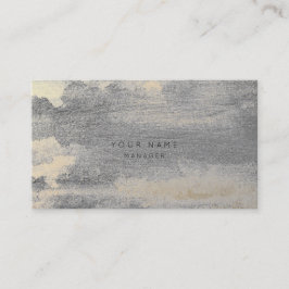 Silver Grungy Foxier Gold Zementkarte Terminkarte