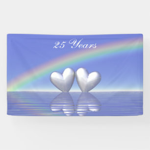Silver Hearts Banner zum 25. Jahrestag