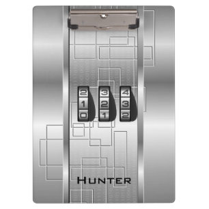Silver HiTech Code Locker Klemmbrett
