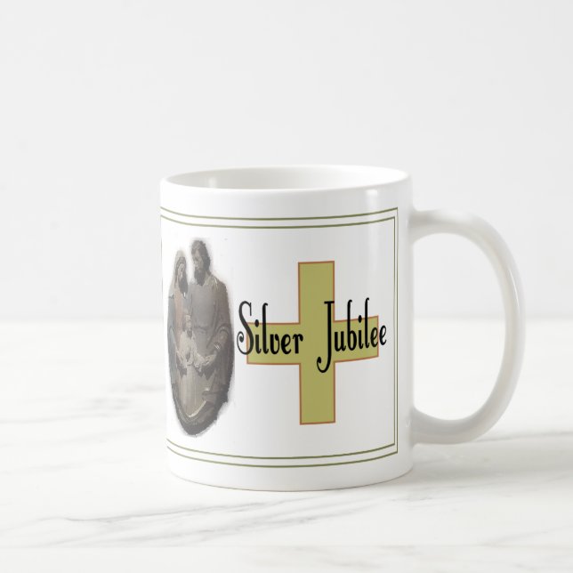 Silver Jubilee Geschenke für Nonnen Tasse (Rechts)