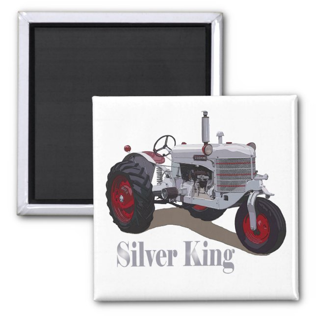 Silver King Tractor Magnet (Vorne)