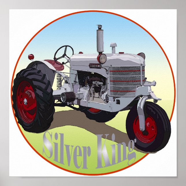 Silver King Tractor Poster (Vorne)